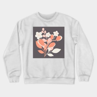 Modern floral bouquet print Crewneck Sweatshirt